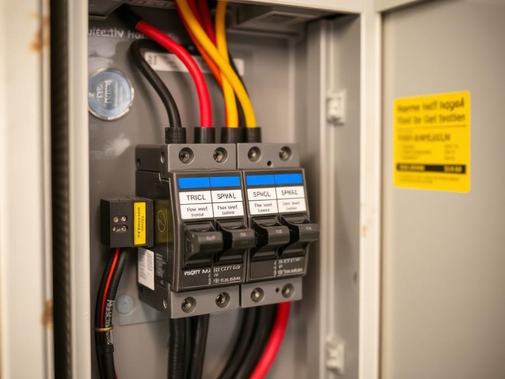 Main panel: double-tapped breaker on circuit 14.